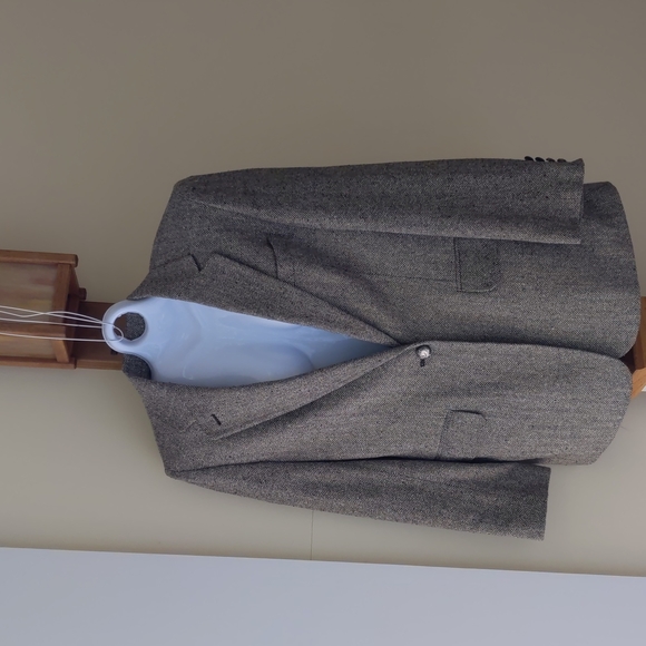 COPY - Silk tweed jacket by Lauren Ralph Lauren petite. One button front three … - Picture 1 of 10